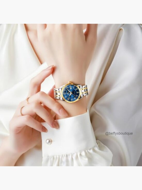 Classic dress quartz waterproof luminous date easy read watch main image 5